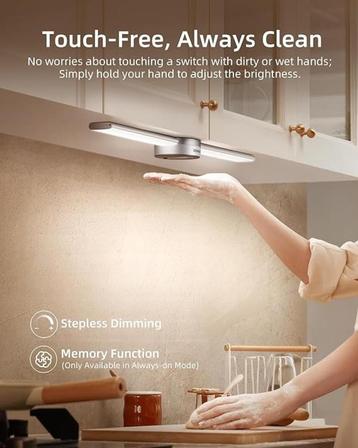Lampe de comptoir LED de cuisine 55 cm, éclairage d'armoire