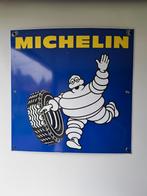 Michelin reclame emaille, Verzamelen, Reclamebord, Gebruikt, Ophalen of Verzenden
