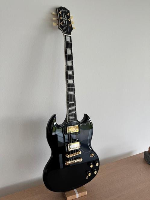 Epiphone SG Custom Ebony elektrische gitaar, Muziek en Instrumenten, Snaarinstrumenten | Gitaren | Elektrisch, Nieuw, Epiphone