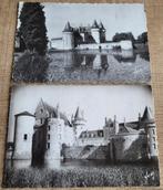 2 oude postkaarten: Le Chateau Féodal (Loiret), Ophalen of Verzenden, Ongelopen, Frankrijk