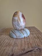 Marmeren decoratief onyx argoniet ei, Ophalen of Verzenden