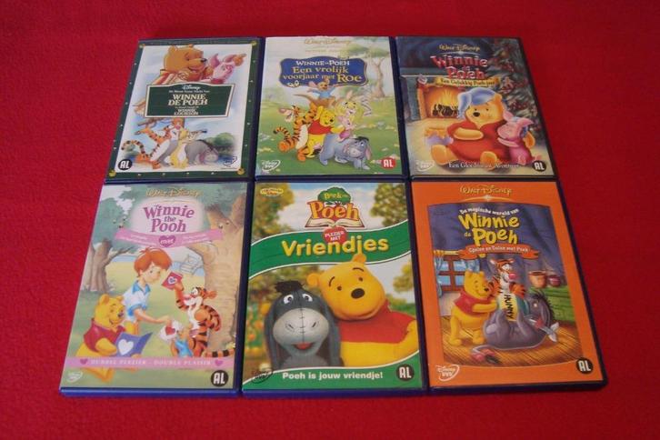 10 dvd's disney winnie de poeh, Cd's en Dvd's, Dvd's | Tekenfilms en Animatie, Tekenfilm, Ophalen of Verzenden