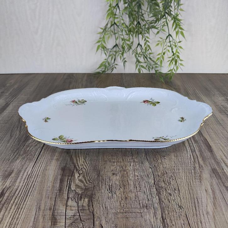 Rosenthal Sanssouci Moosrose Serveerschaal 39 cm, Antiek en Kunst, Antiek | Servies los, Ophalen of Verzenden