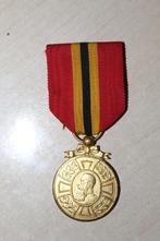 Gouden medaille Leopold II, Verzamelen, Ophalen of Verzenden, Landmacht, Lintje, Medaille of Wings