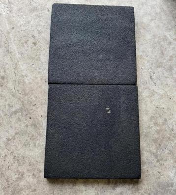 Rubberen tegels 49x49x4 speeltoestel zwembad ed ruim 17,5m2, Utilisé, Autres types, 10 m²² ou plus, Caoutchouc