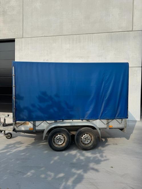 Aanhangwagen met huif - Saris €2100 (excl btw), Auto diversen, Aanhangers en Bagagewagens, Gebruikt, Ophalen