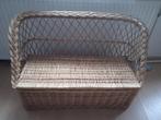 A vendre banc en osier avec espace rangement, Enlèvement, Comme neuf, Autres types