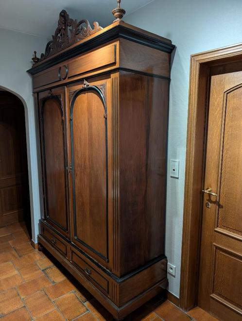 Vintage kast kerselaar hout, Antiek en Kunst, Antiek | Meubels | Kasten, Ophalen