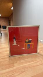 Poster met IKEA Ribba kader, Huis en Inrichting, Woonaccessoires | Lijsten, Ophalen, Gebruikt, 50 tot 75 cm, 50 tot 75 cm