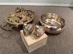 Set verziverde stukken, Antiek en Kunst, Ophalen, Zilver