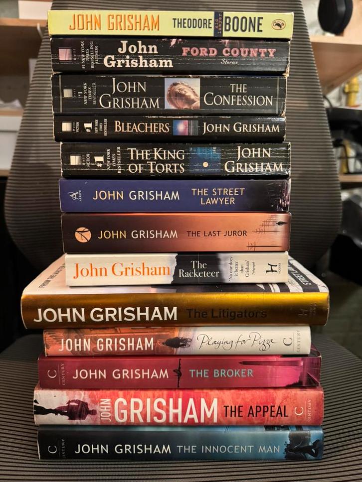 John Grisham Novels (Eng), Boeken, Stock en Verzamelingen, Gelezen, Populaire fictie, Ophalen