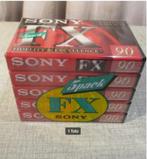 5 nouvelles cassettes Sony FX 90, scellées, Neuf, dans son emballage, Enlèvement ou Envoi