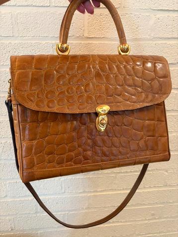 PATRICIA BURRY - FRANCE vintage croco tas beschikbaar voor biedingen