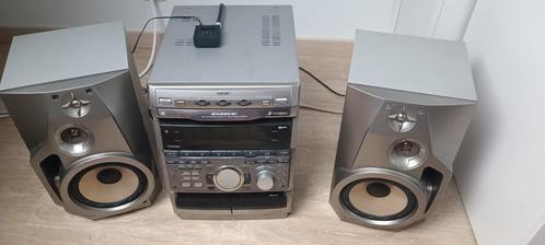 Chaîne Hi-Fi vintage avec adaptateur bluetooth, Audio, Tv en Foto, Stereoketens, Gebruikt, Cassettedeck, Tuner of Radio, Speakers