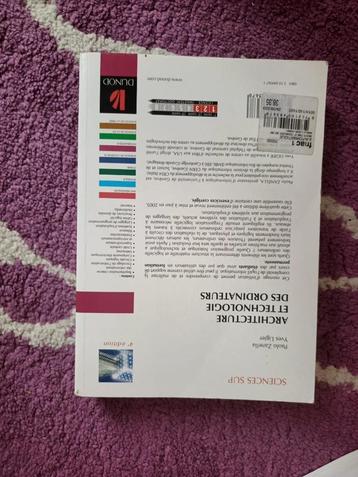 Architecture et technologie des ordinateurs – 4e édition beschikbaar voor biedingen