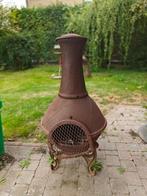 Gietijzeren houtkachel voor buiten, Tuin en Terras, Ophalen, Gebruikt