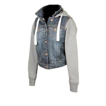 Veste moto femme Booster Denim Hoodie XS neuve avec dorsale beschikbaar voor biedingen