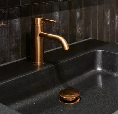 Wastafelkranen Brons Blaufoss Quasi Nieuw, Doe-het-zelf en Bouw, Sanitair, Zo goed als nieuw, Kraan, Koper, Ophalen