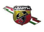 Panneau pub en métal Abarth logo 1 - rétro vintage mancave, Enlèvement ou Envoi, Comme neuf, Panneau publicitaire