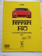 Ferrari F40 kunstmap door Albéric Haas, Ophalen of Verzenden