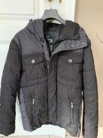 Winterjas Superdry S zwart grijs met kap gewatteerd, Kleding | Heren, Ophalen of Verzenden, Zwart