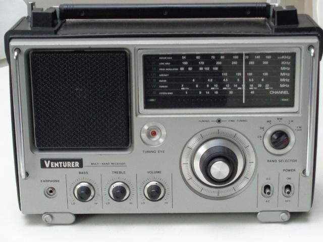 Multi Band Radio Receiver Venturer ( MW-LW-FM-AIR-MB-CB-SW ), Audio, Tv en Foto, Radio's, Zo goed als nieuw, Wereldontvanger, Ophalen of Verzenden