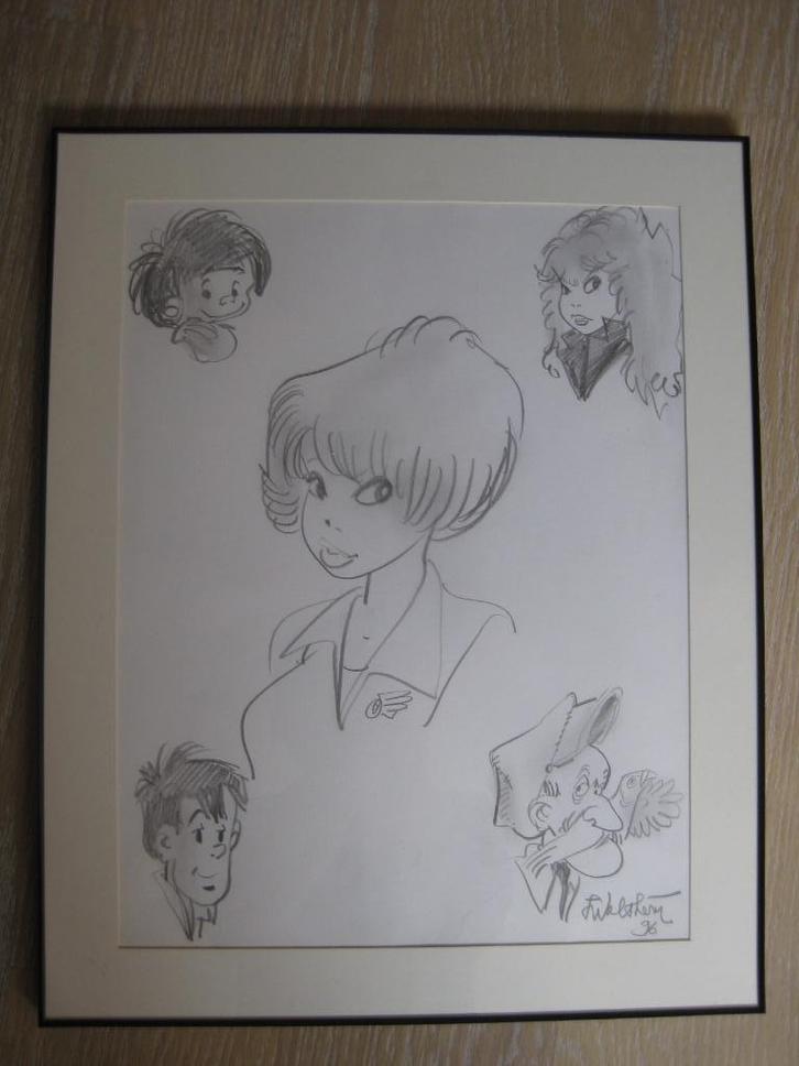 Walthéry superbe original de Natacha, Rubine etc.., Boeken, Stripverhalen, Nieuw, Eén stripboek, Ophalen