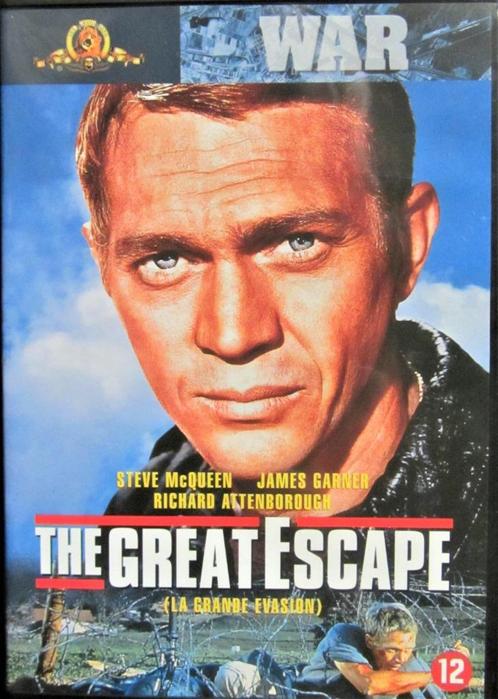 DVD OORLOG- THE GREAT ESCAPE (STEVE MCQUEEN EN VELE ANDEREN), Cd's en Dvd's, Dvd's | Actie, Gebruikt, Oorlog, Alle leeftijden