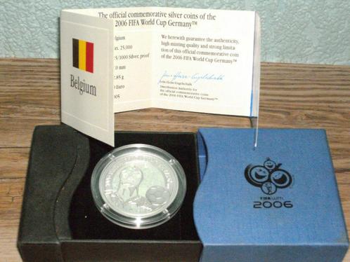 20 euro Zilver: WK 2005 2006 Duitsland / FIFA, Postzegels en Munten, Munten | Europa | Euromunten, Setje, Overige waardes, België
