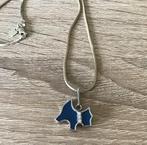 Zilver sterling halsketting Victoria, Ophalen of Verzenden, Zo goed als nieuw, Zilver