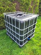 Cubi zwart 1000L, Kunststof, Met kraantje, 150 liter of meer, Nieuw