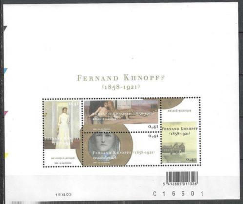 Belgie 2004 - Yvert 3216-3219 /OBP 3229-3232 - Khnopff (PF), Timbres & Monnaies, Timbres | Europe | Belgique, Non oblitéré, Art