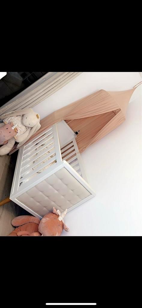 Childhome Retro Rio babybed 60 cm x 120 cm, Kinderen en Baby's, Babywiegjes en Ledikanten, Zo goed als nieuw, Ledikant, Ophalen