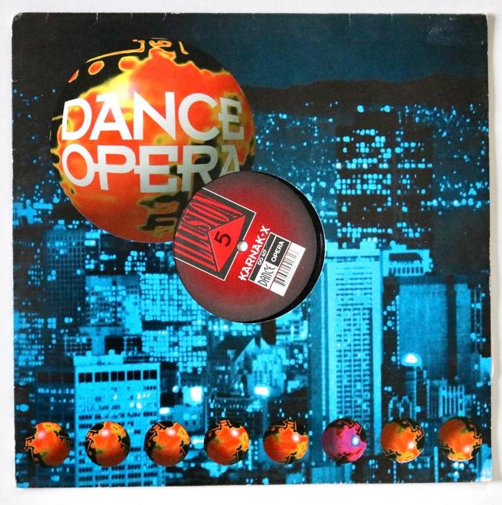 Illusion 5* By Karnak-X – Mental Storm, Cd's en Dvd's, Vinyl | Dance en House, Zo goed als nieuw, 12 inch, Ophalen of Verzenden