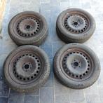 4 jantes tôles + 4 pneus -7000km Goodyear 205 55 R16 91v, Auto-onderdelen, Banden en Velgen, Ophalen, 16 inch, Nieuw, 205 mm