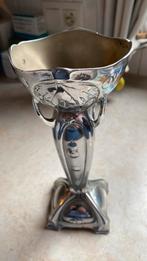 Art Nouveau verzilverde vaas B&G Imperal, Antiek en Kunst, Ophalen, Zilver