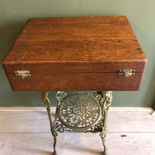 Prachtige grote eiken houten kist., Antiek en Kunst, Antiek | Woonaccessoires, Ophalen of Verzenden