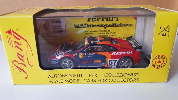 Bang Models Ferrari, Hobby en Vrije tijd, Modelauto's | 1:43, Gebruikt, Ophalen of Verzenden