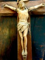 Jésus en bois sur croix d'autel en bois, Enlèvement ou Envoi