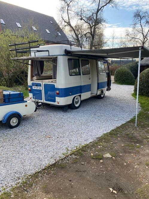 camper oldtimer peugeot J7, Caravans en Kamperen, Mobilhomes, Particulier, Bus-model, tot en met 2, Benzine, 5 tot 6 meter, Ophalen