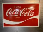 GROOT Emaille reclamebord COCA-COLA148x98 Germany jaren 70, Ophalen, Gebruikt, Reclamebord