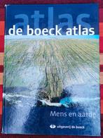 Atlas 'Mens en aarde, samensteller: Tibau, Uitg. De Boeck, Boeken, Schoolboeken, Gelezen, Tibau, Nederlands, Ophalen of Verzenden