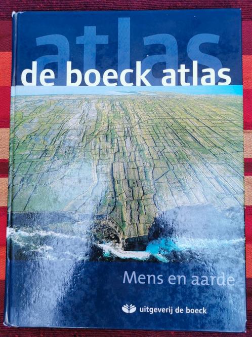 Atlas 'Mens en aarde, samensteller: Tibau, Uitg. De Boeck, Boeken, Schoolboeken, Gelezen, Nederlands, Ophalen of Verzenden