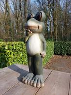 (Tuin)Beeld Kikker, eye catcher, tuin, vijver, gazon 58cm, Tuin en Terras, Ophalen, Nieuw, Kunststof, Dierenbeeld