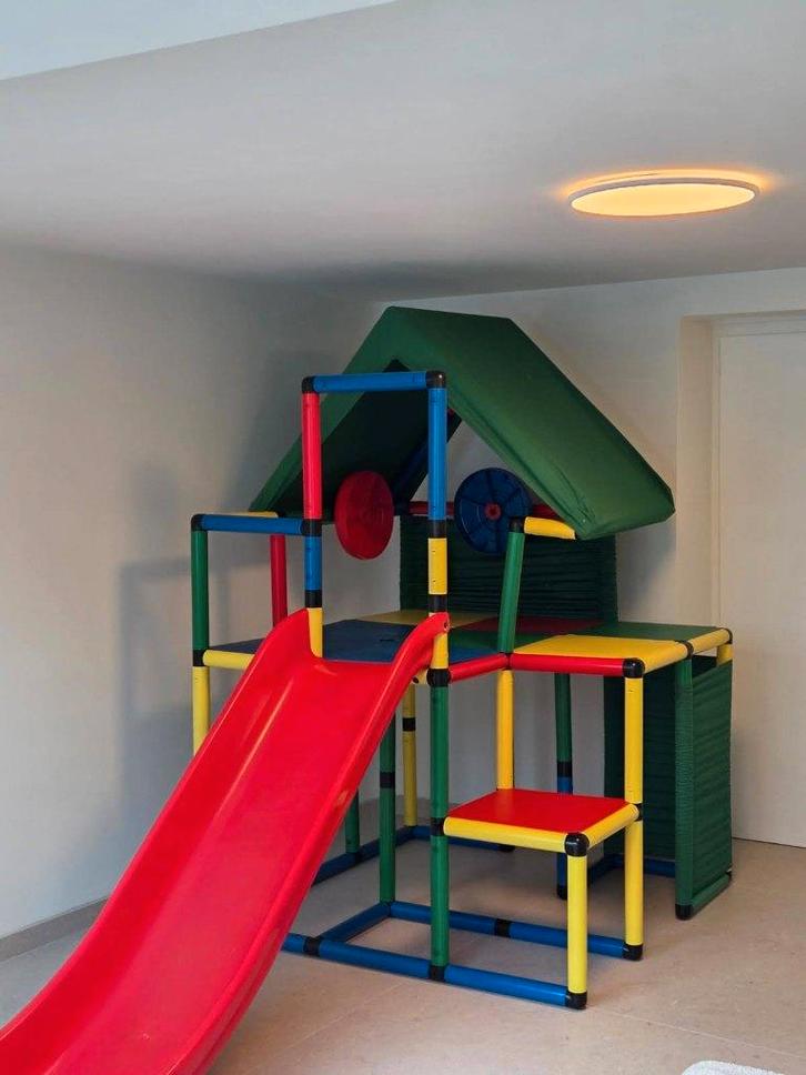 Quadro - uitgebreide set met glijbaan, Enfants & Bébés, Jouets | Extérieur | Aires de jeux, Utilisé, Toboggan, Mur d'escalade