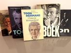 Vijf boeken van of over Toon Hermans, Verzamelen, Ophalen of Verzenden, Gebruikt, Boek, Tijdschrift of Artikel