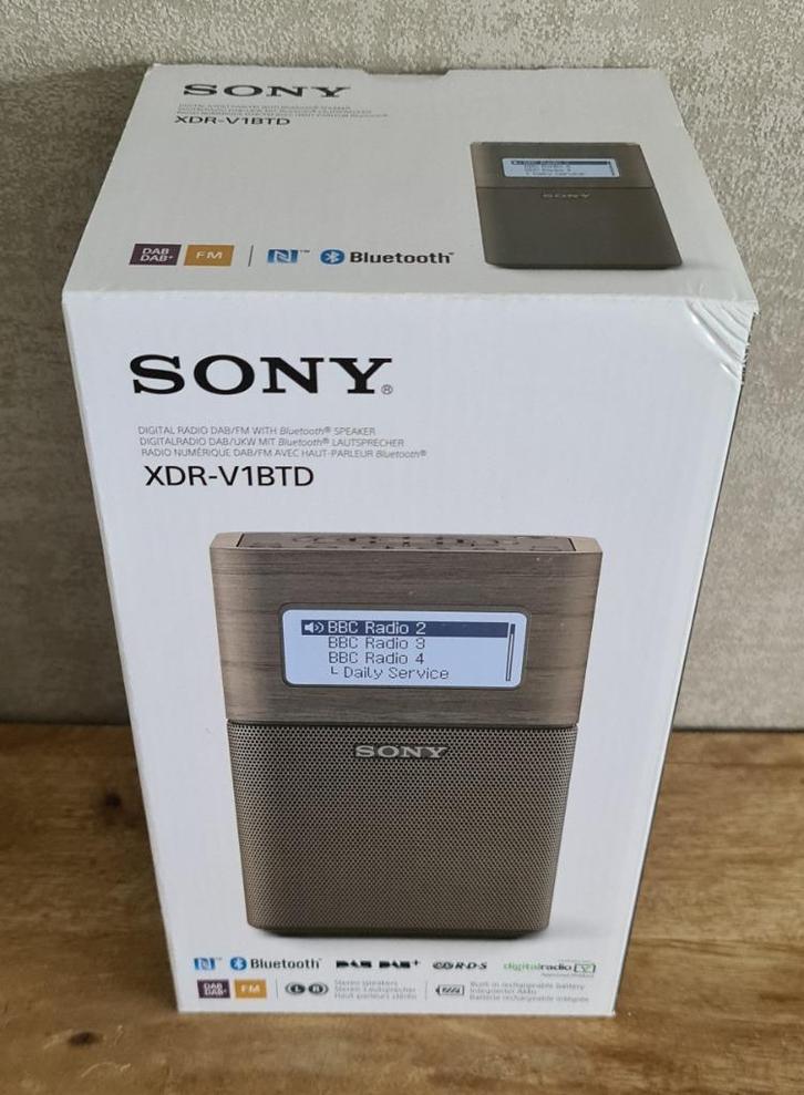 Nieuw: Sony XDR-V1BTD Digital Stereo Radio RDS FM - DAB+, Audio, Tv en Foto, Radio's, Nieuw, Radio, Ophalen of Verzenden
