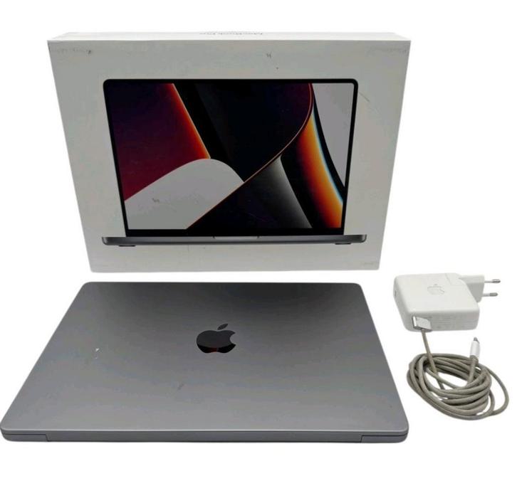 Macbook pro 14 M1 2021, Computers en Software, Apple Macbooks, Refurbished, MacBook Pro, Overige groottes, Minder dan 2 Ghz, 1 TB of meer