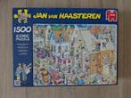 Puzzel Jan van Haasteren ' De bouwplaats ' 1500 stukjes, Ophalen of Verzenden, 500 t/m 1500 stukjes, Zo goed als nieuw, Legpuzzel