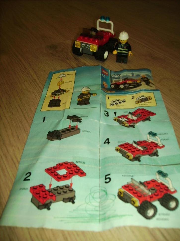 lego city polybag brandweer 4938, Kinderen en Baby's, Speelgoed | Duplo en Lego, Zo goed als nieuw, Lego, Complete set, Ophalen of Verzenden
